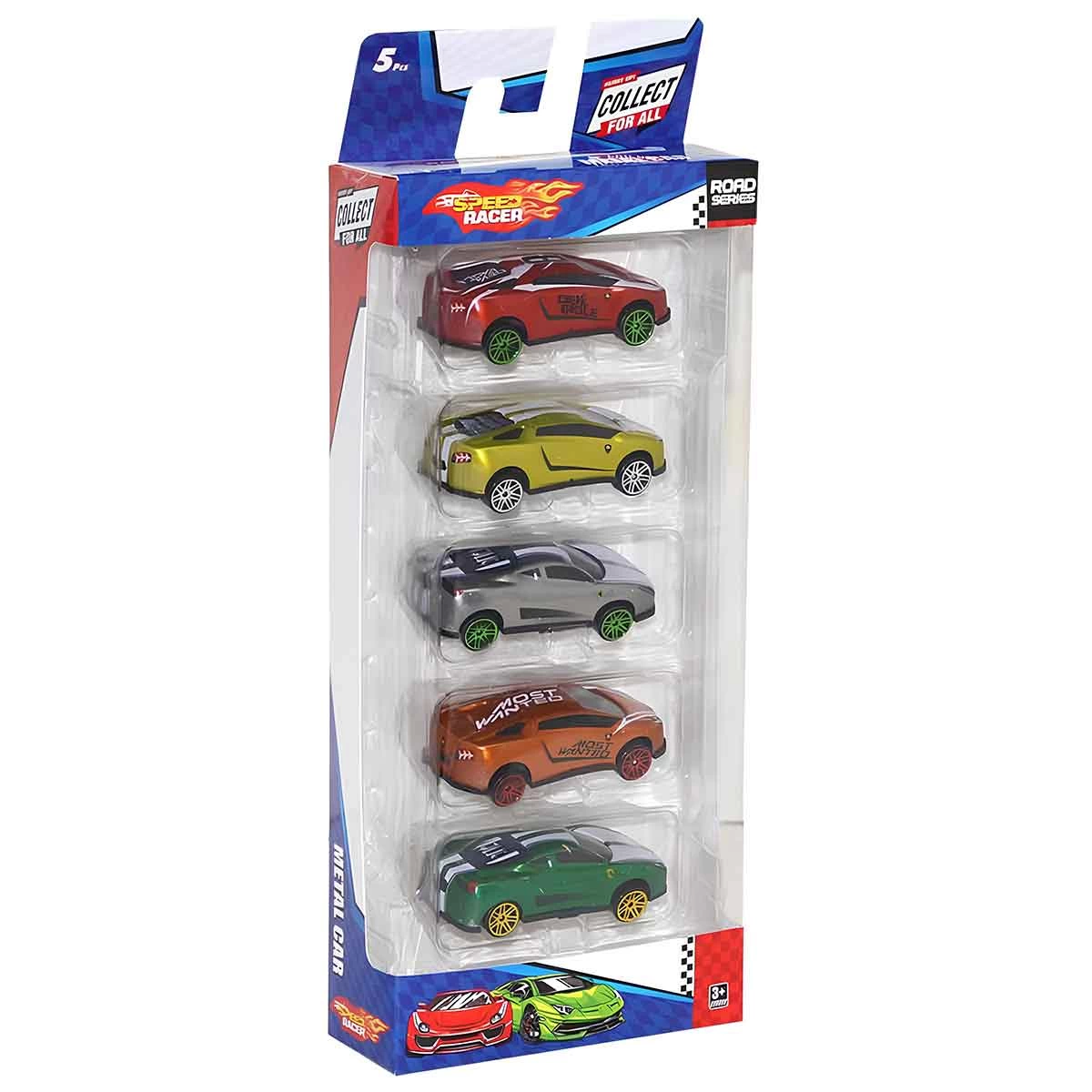 Speed Racer Road Series Metal Model Araba Seti 5'li Speed Racer Road Series Metal Model Araba Seti 5'li