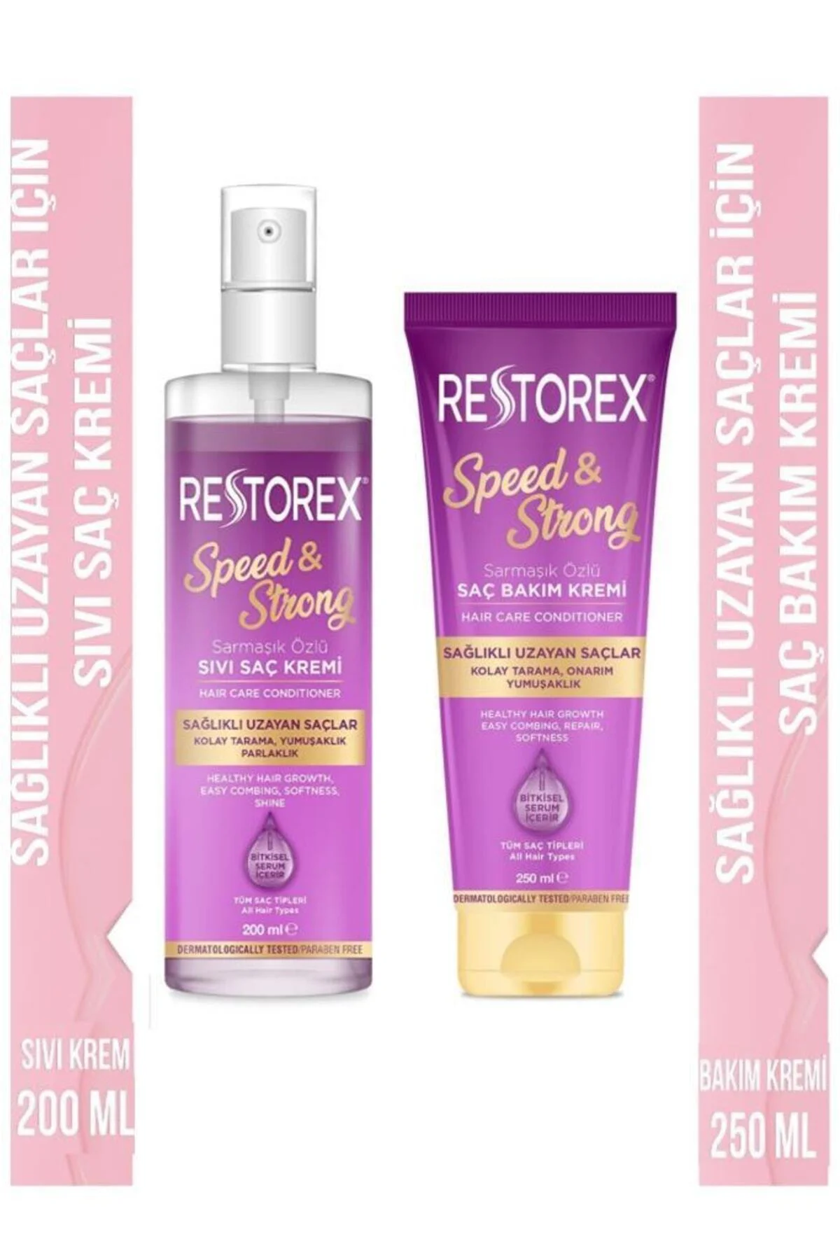 Speed Strong Sıvı Saç Kremi 200 Ml&krem 250 Ml Speed Strong Sıvı Saç Kremi 200 Ml&krem 250 Ml