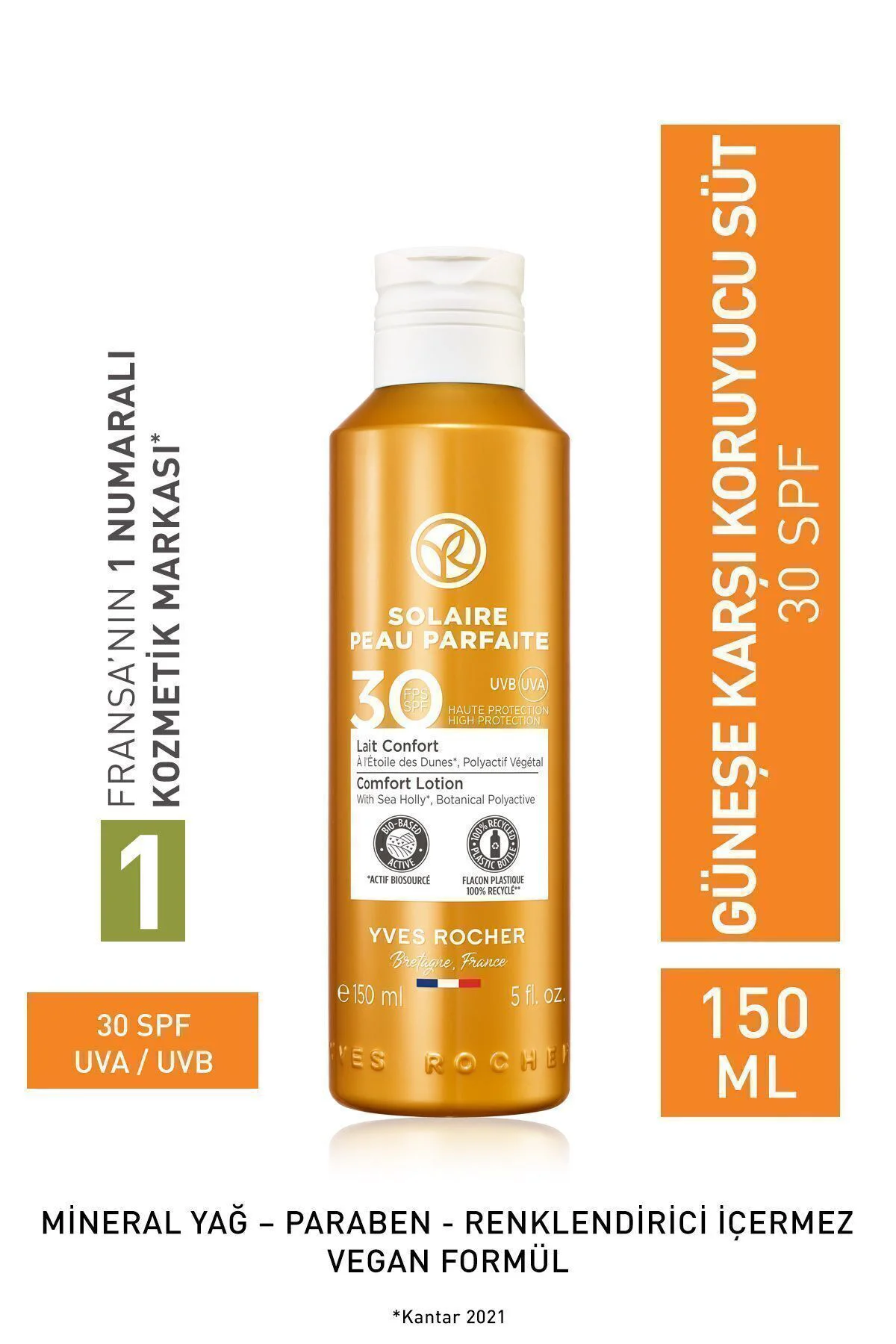 Spf 30 Güneş Koruyucu Yüz&vücut Losyonu/solaire Peau Parfaite-150