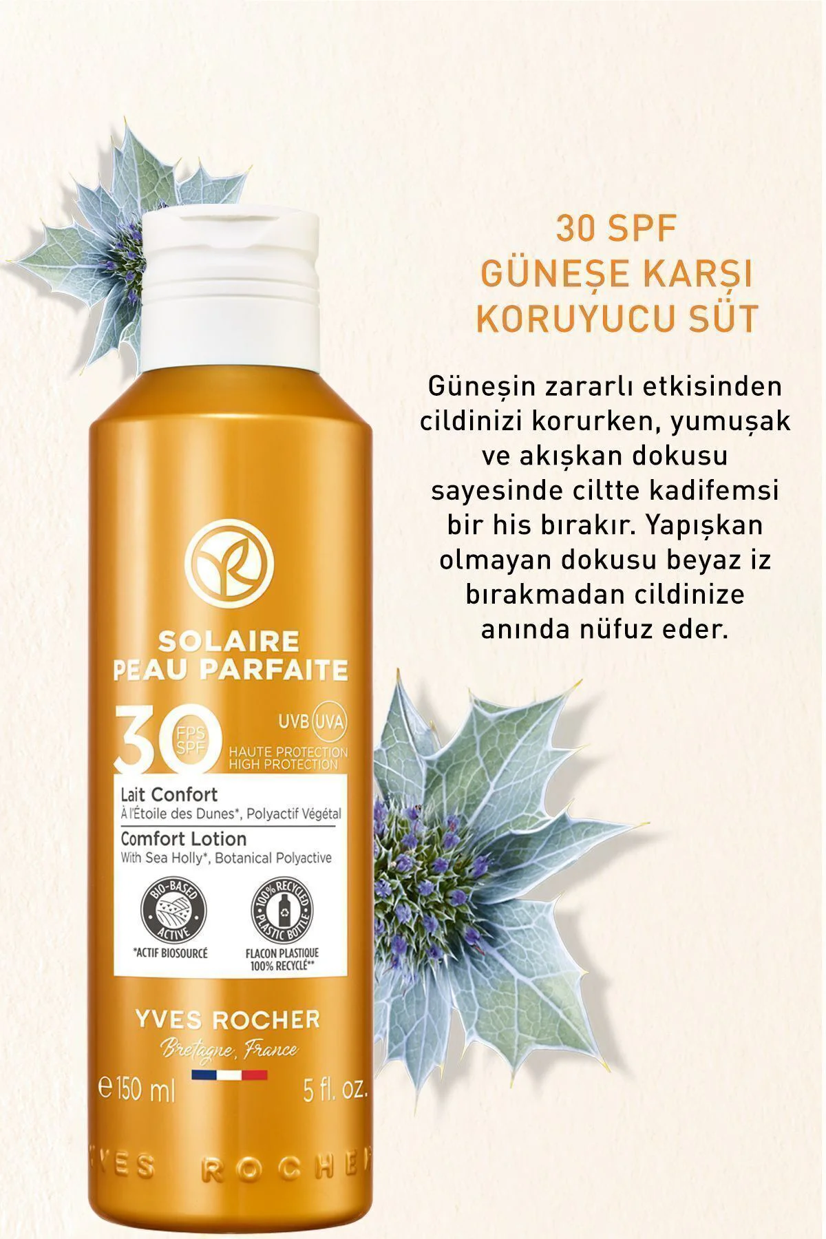 Spf 30 Güneş Koruyucu Yüz&vücut Losyonu/solaire Peau Parfaite-150