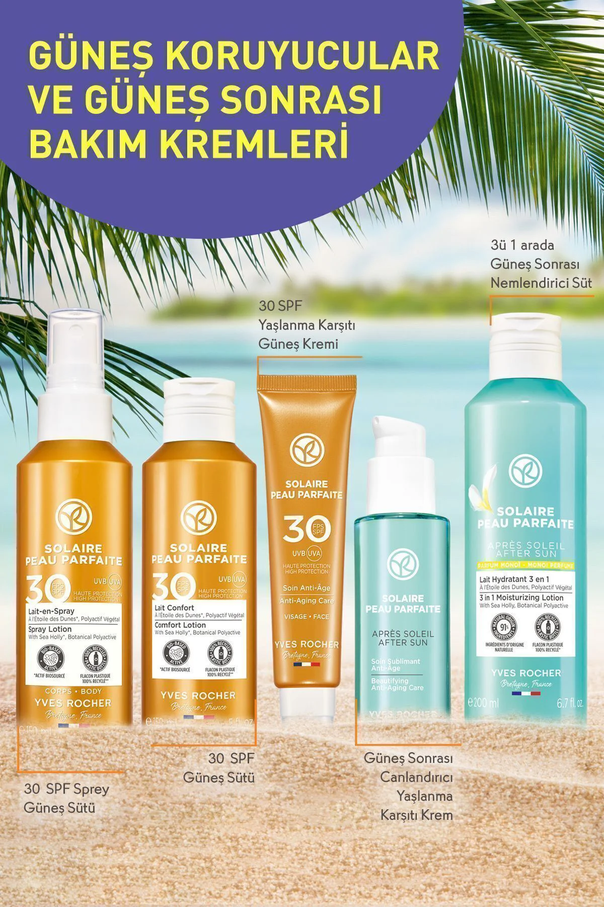 Spf 30 Güneş Koruyucu Yüz&vücut Losyonu/solaire Peau Parfaite-150