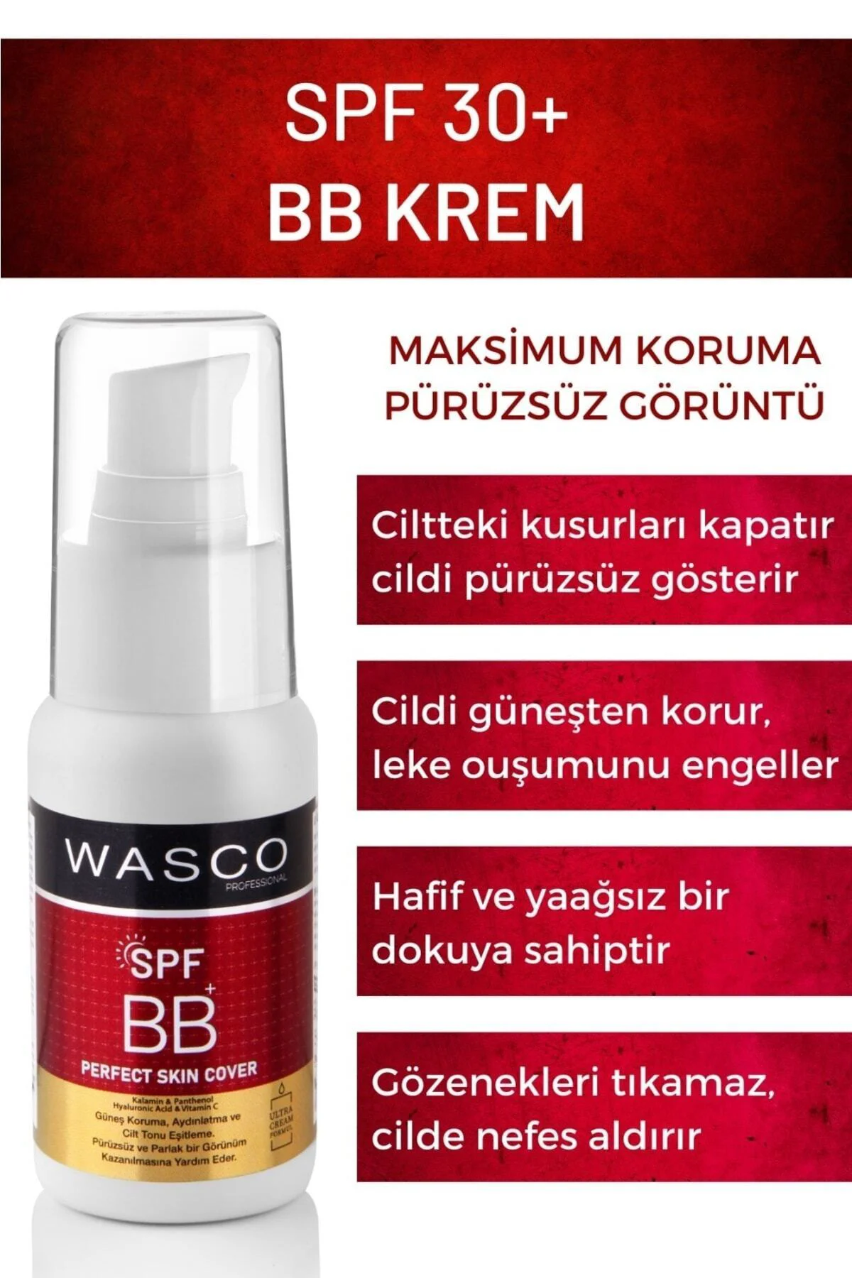 Spf 30+ Ton Eşitleyici, Besleyici, Canlandırıcı, Koruyucu Ve Kapa