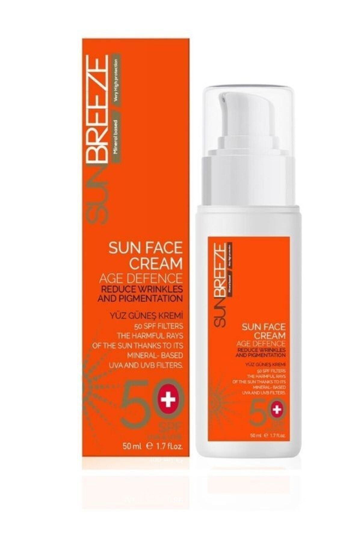 Sun Breeze Spf 50 Güneş Kremi 50 Ml -Yaşlanma Korumalı