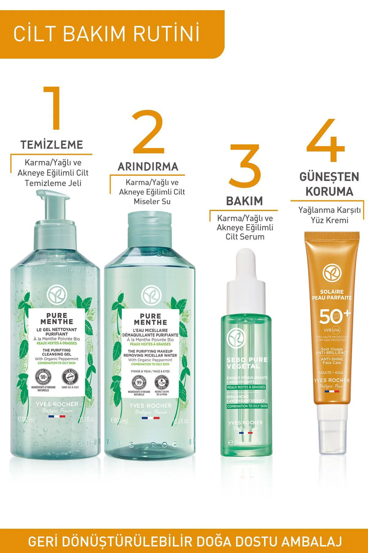 Spf 50 Yüksek Korumalı Yağlanma Ve Leke Karşıtı Yüz Güneş Kremi/S
