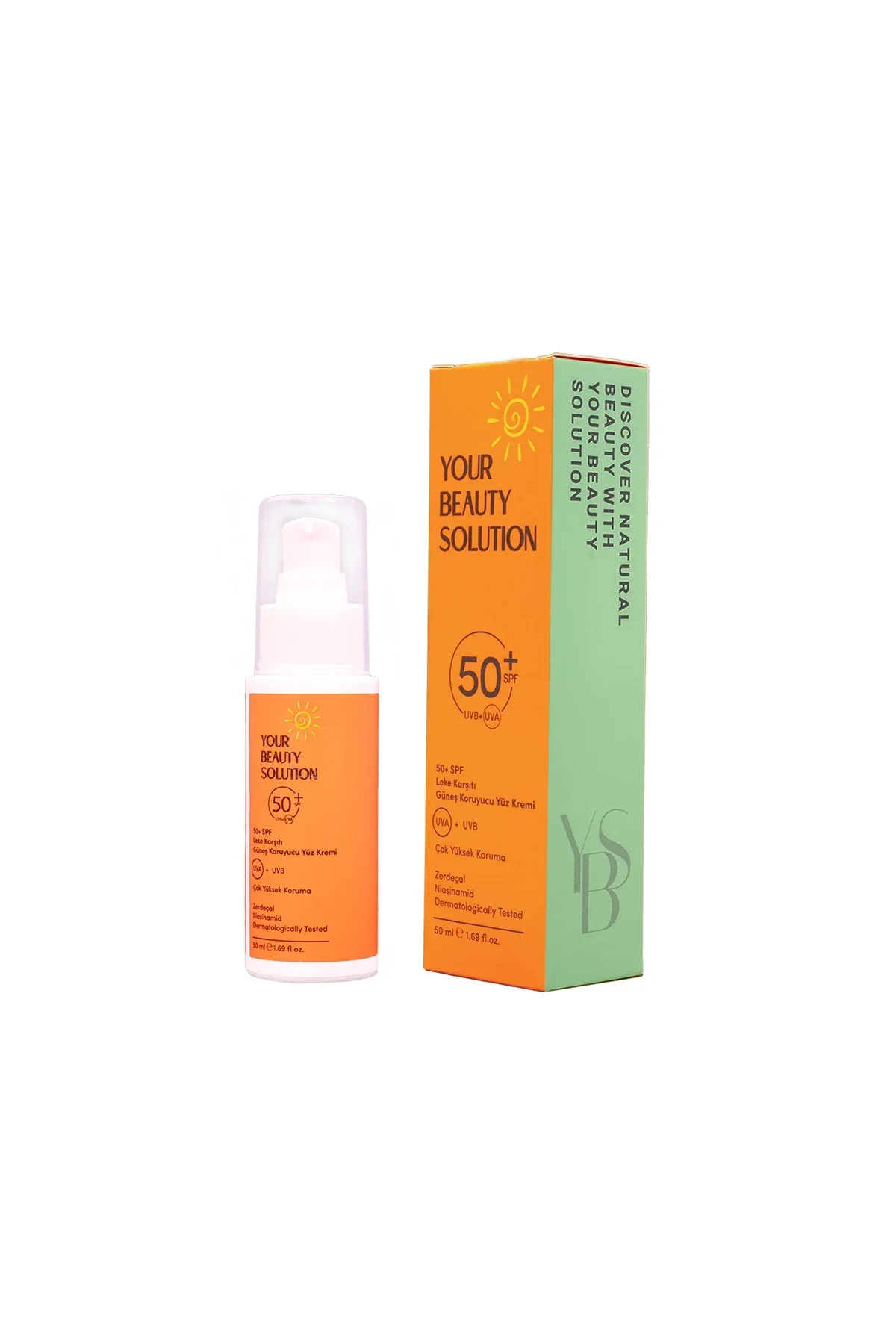 SPF50 Leke Karşıtı Yüz Güneş Koruyucu 50ml