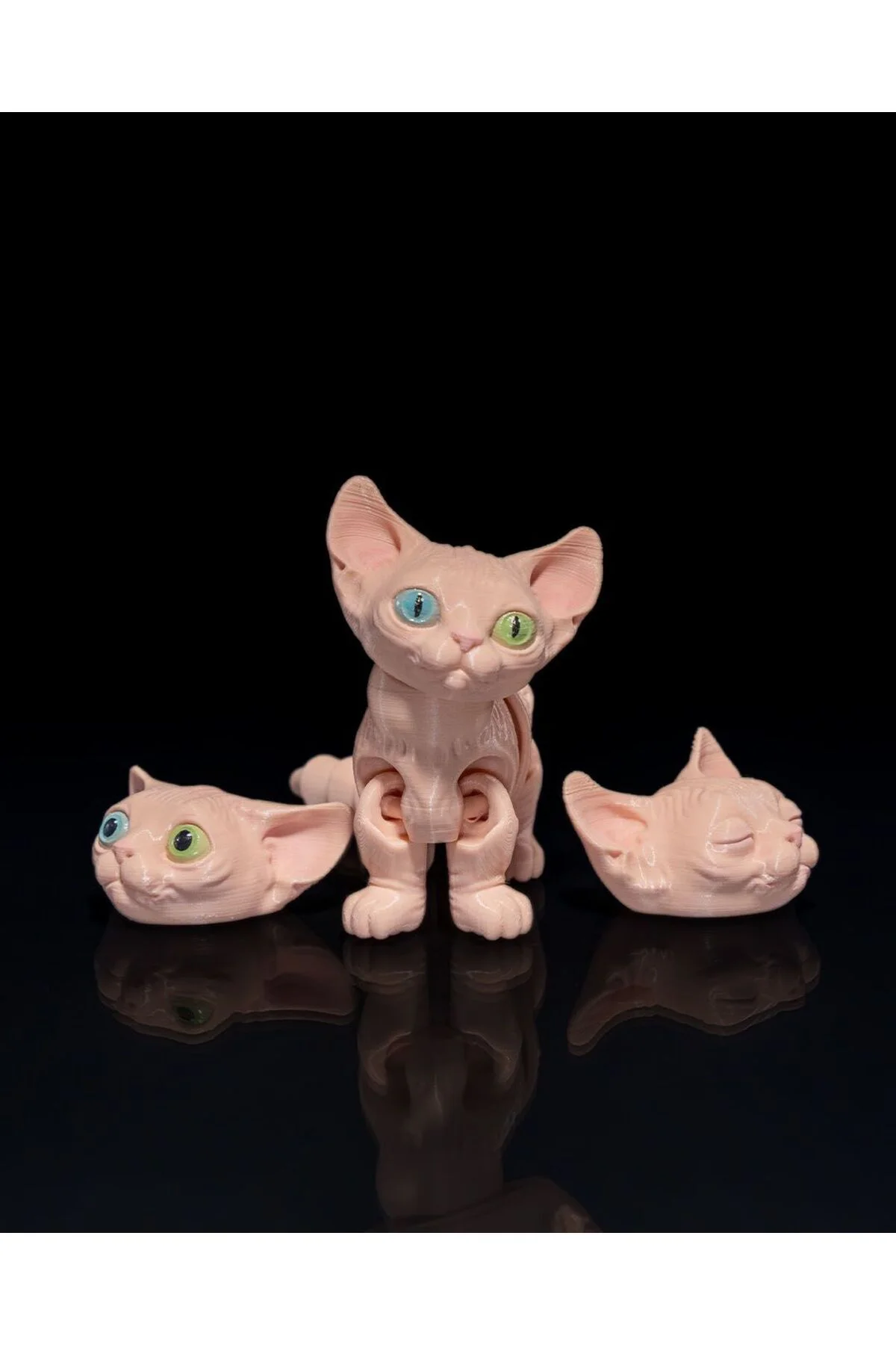 Sphynx Hareketli Kedi Figürü