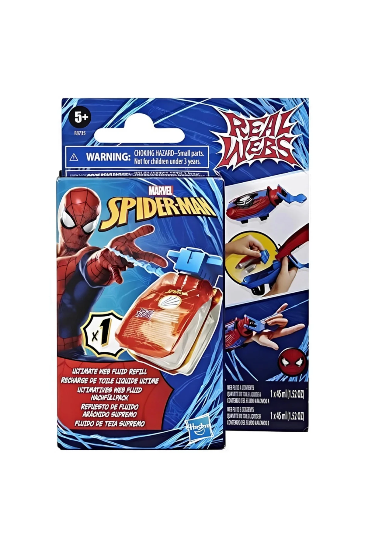 Spider-Man Ağ Ve Su Fırlatıcı Yedek Paket