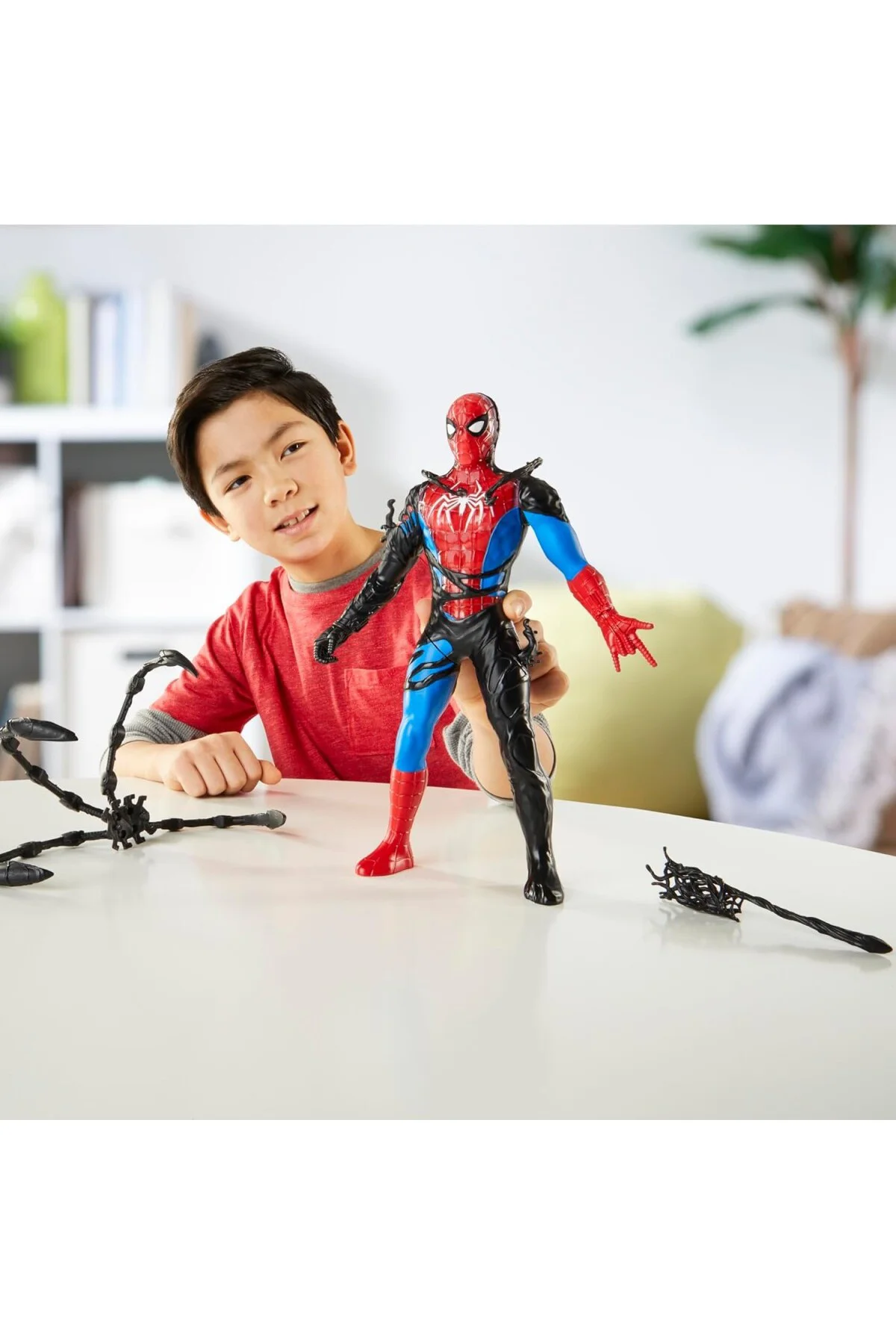 Spider-Man VenomVersus Spider-Man Liquid Shifter Aksesuarlı Aksiyon Figürü Spider-Man VenomVersus Spider-Man Liquid Shifter Aksesuarlı Aksiyon Figürü