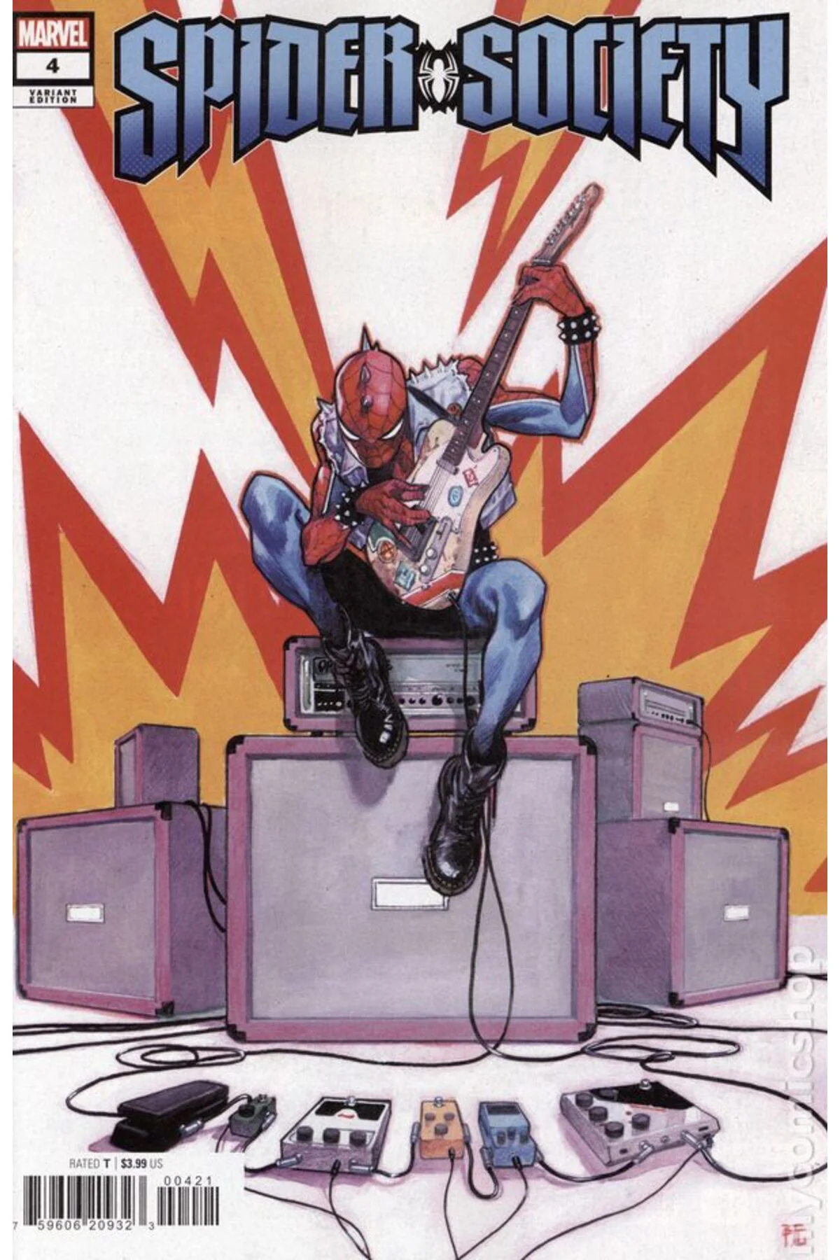Spider-Society #4B (ingilizce)