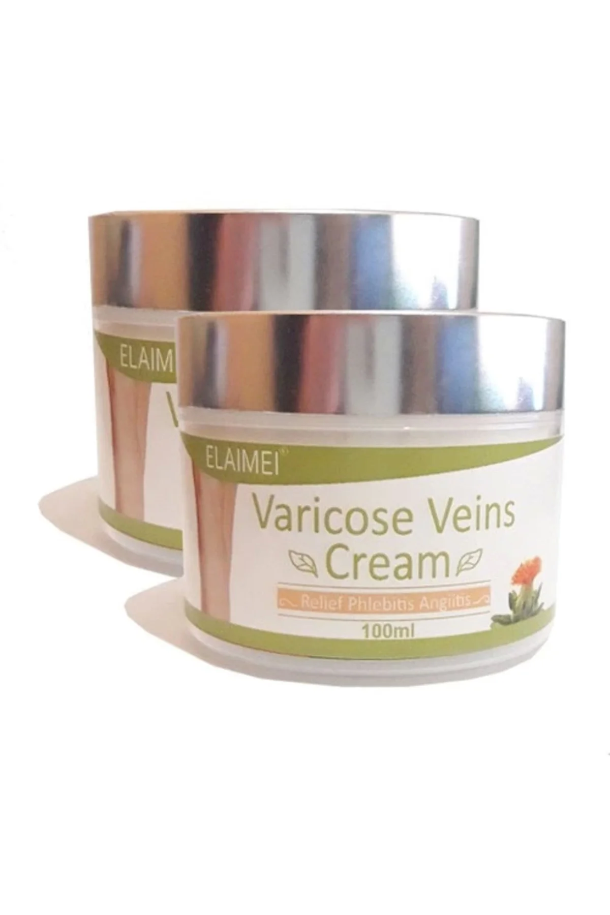 Spider Varicose Veins Cream – Seyrelmiş ve Varikos Damarlar İçin Etkili Bakım Kremi | 100 ml 2 Adet