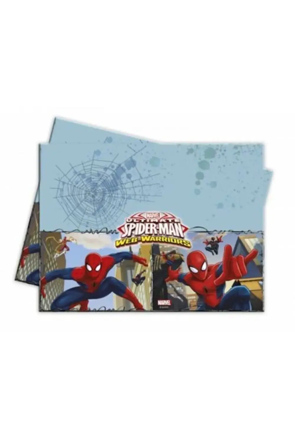 Parti Kırtasiye Spiderman Doğum Günü Masa Örtüsü