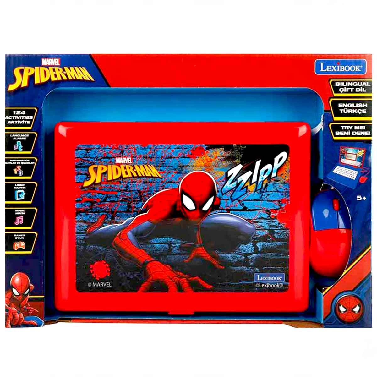 Spiderman İngilizce Türkçe Laptop Spiderman İngilizce Türkçe Laptop