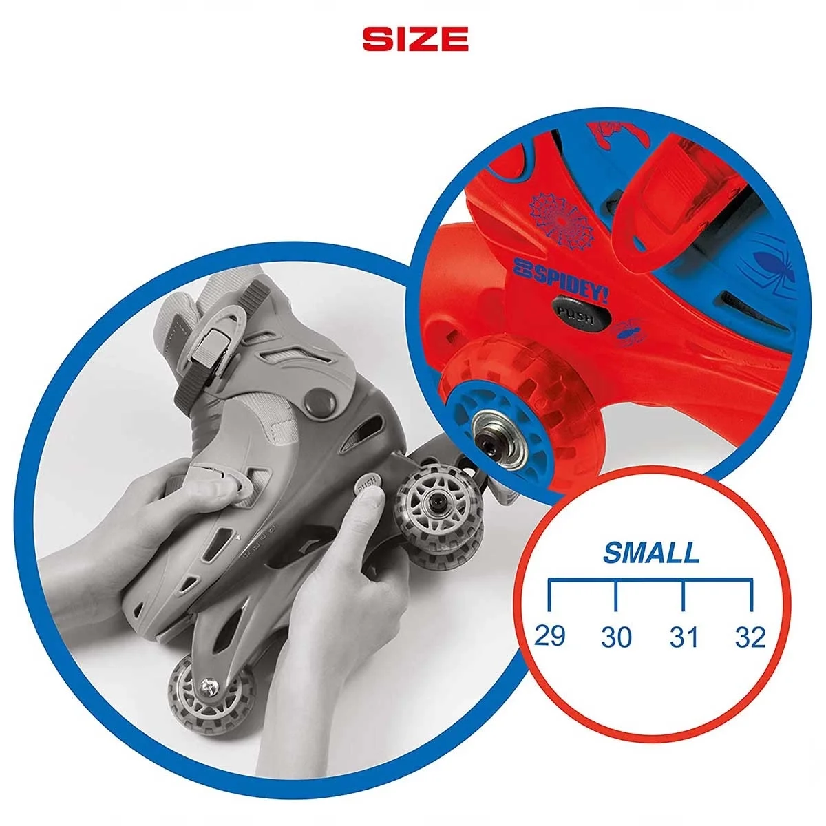 Spiderman Inline 3 Teker Paten - S00028631 Fiyatı, Yorumları ve Özellikleri