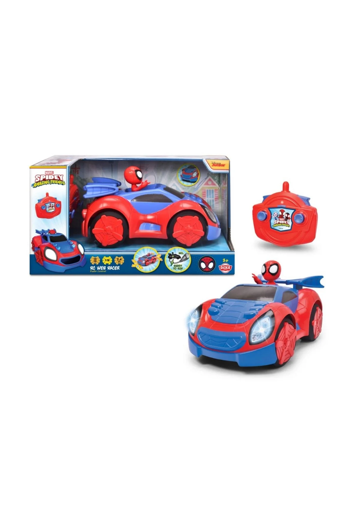 Spidey Web Racer Uzaktan Kumandalı Araç Spidey Web Racer Uzaktan Kumandalı Araç