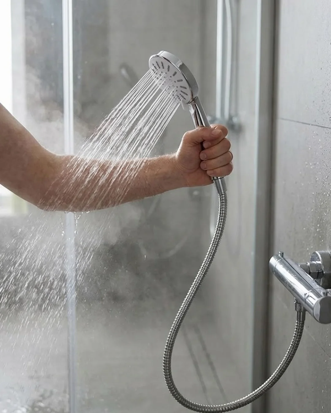 Spiral Hortumlu 4 Kademeli Krem El Duşu Başlığı Banyo Duş Seti Fiyatı, Yorumları ve Özellikleri