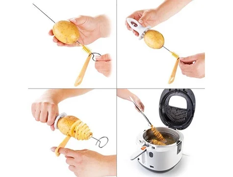Spiral Patates Dilimleyici Aparat Çubukta Patates Cips Yapma Bx40 Fiyatı, Yorumları ve Özellikleri