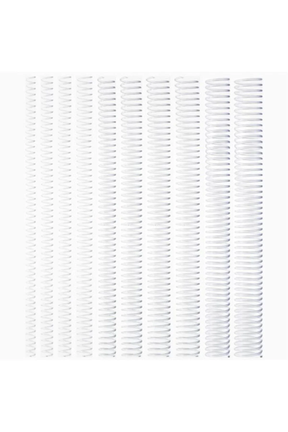 Spiral Plastik Helezon (100 LÜ) 18 MM Şeffaf