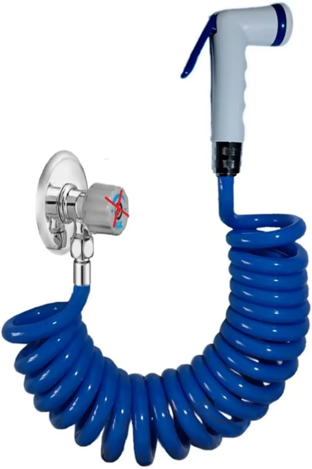 Spiral Taharet Matik Hortum Seti 250 CM (Mavi) BLSS 1111573