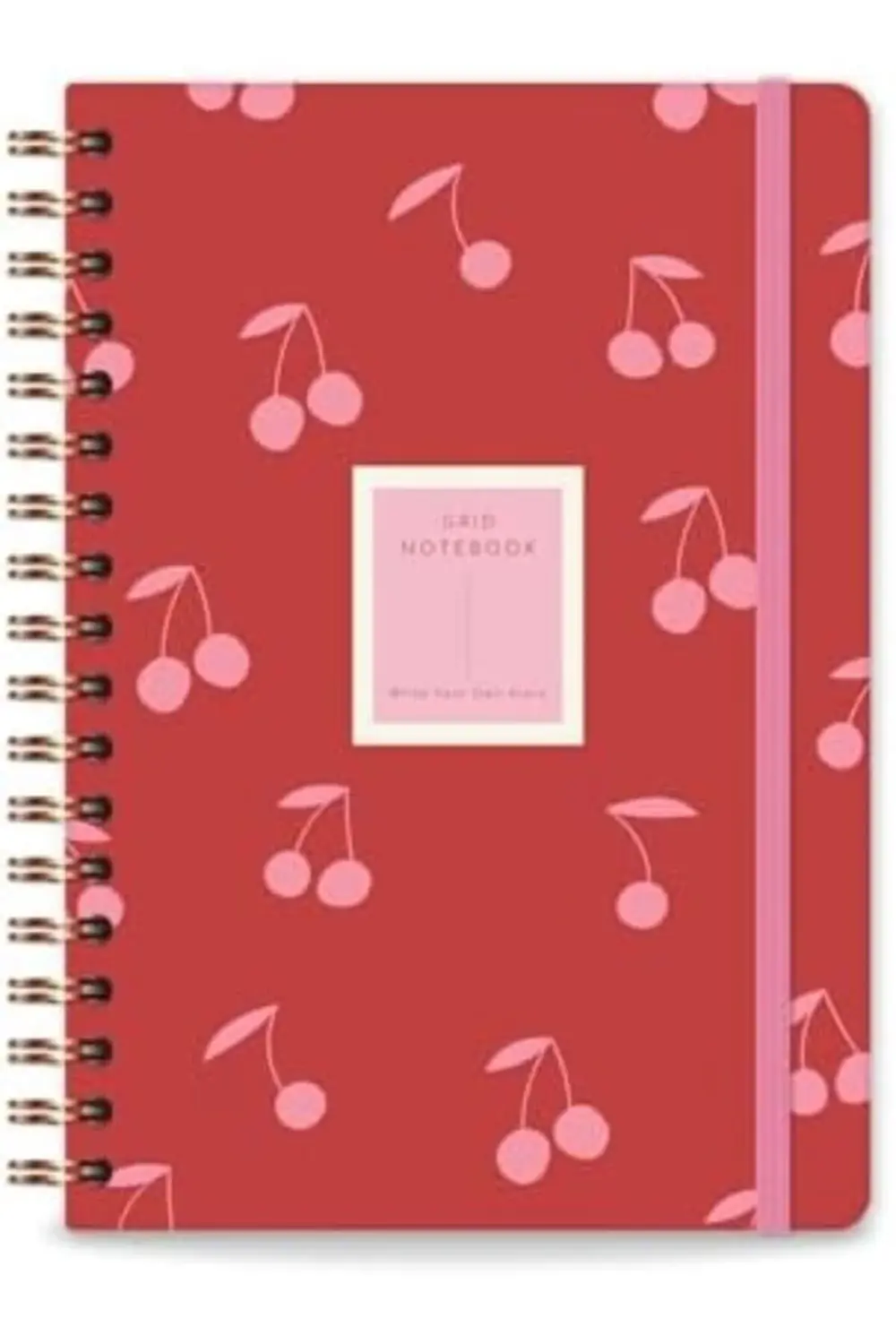 Spiralli Sert Kapak Not Defteri Kiraz 395519