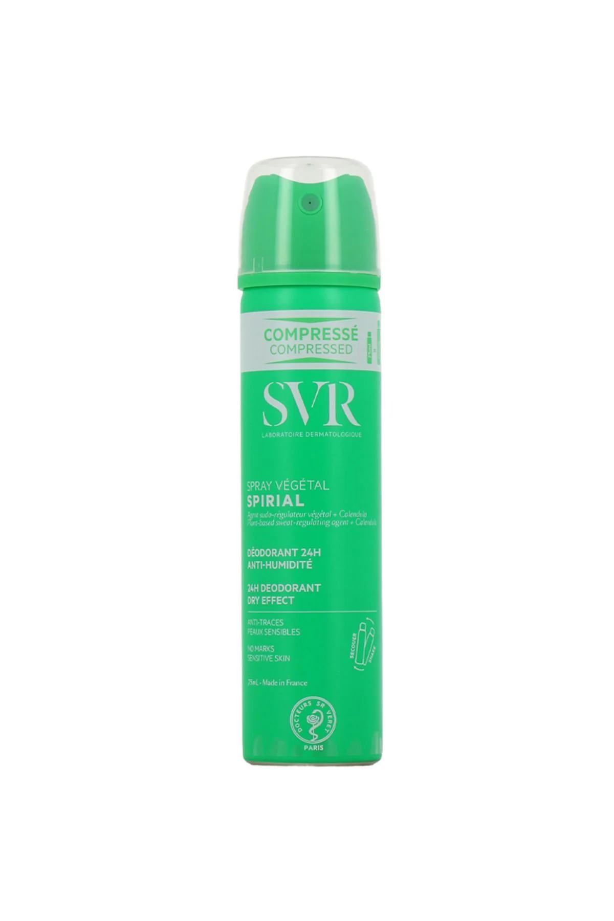 Spirial Spray Vegetal Deodorant 48h 75 ml