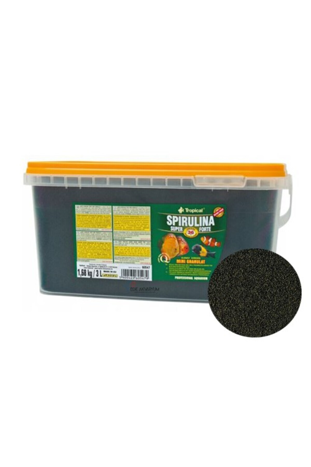 Spirulina Forte Mini Granulat 50gr (Açık) Kilitli Poşette Gönderi