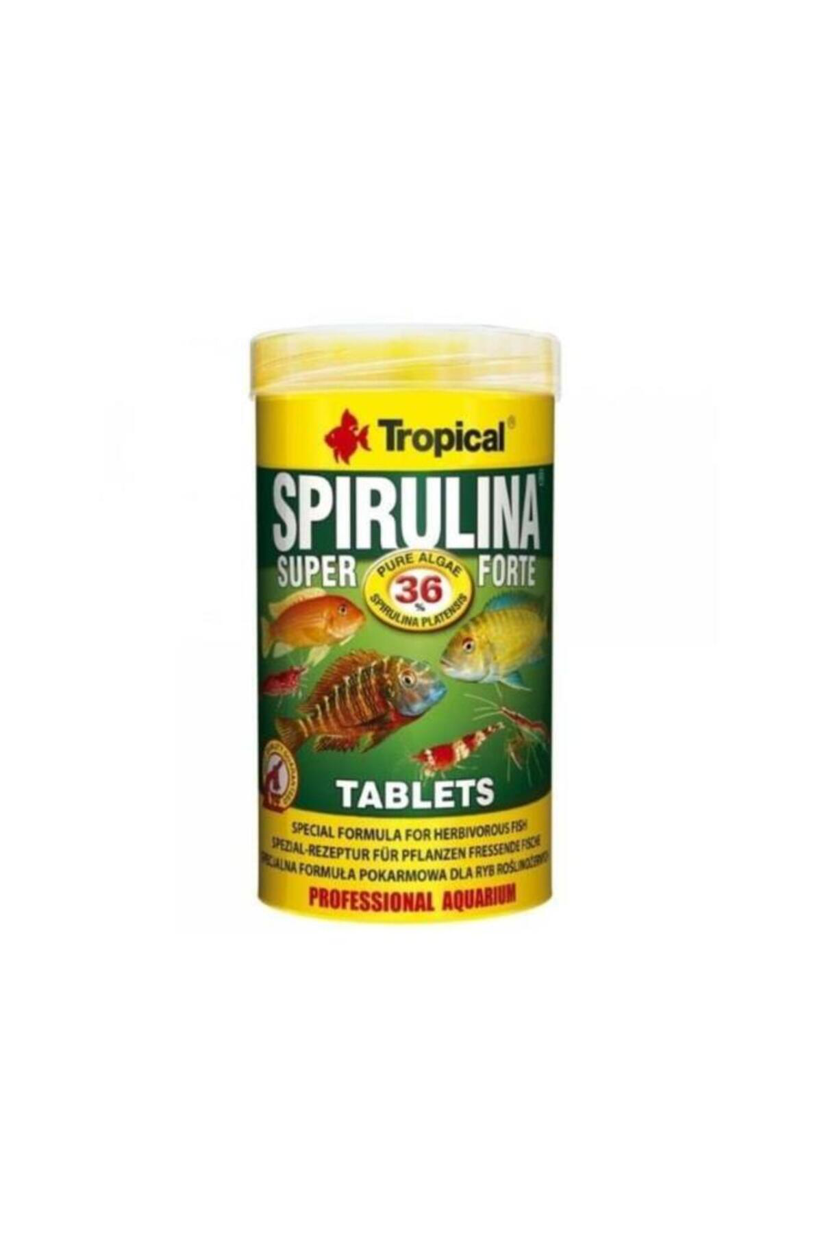 Tropical Spirulina Süper Forte Tablet Yoğun Spirulina İçerikli Tablet Balı