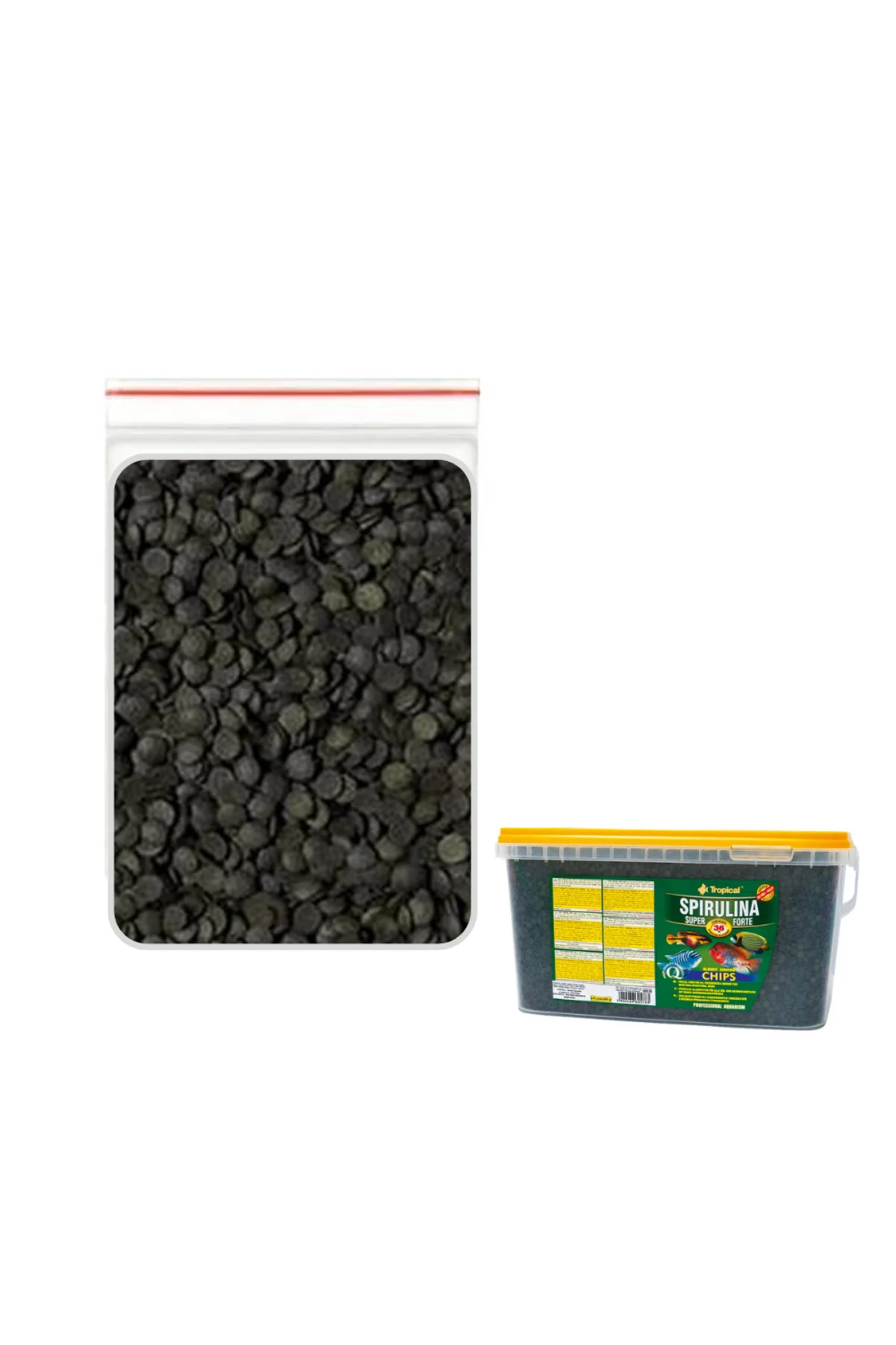 Spirulina Super Forte Chips 50gr (Açık) Kilitli Poşette Gönderili