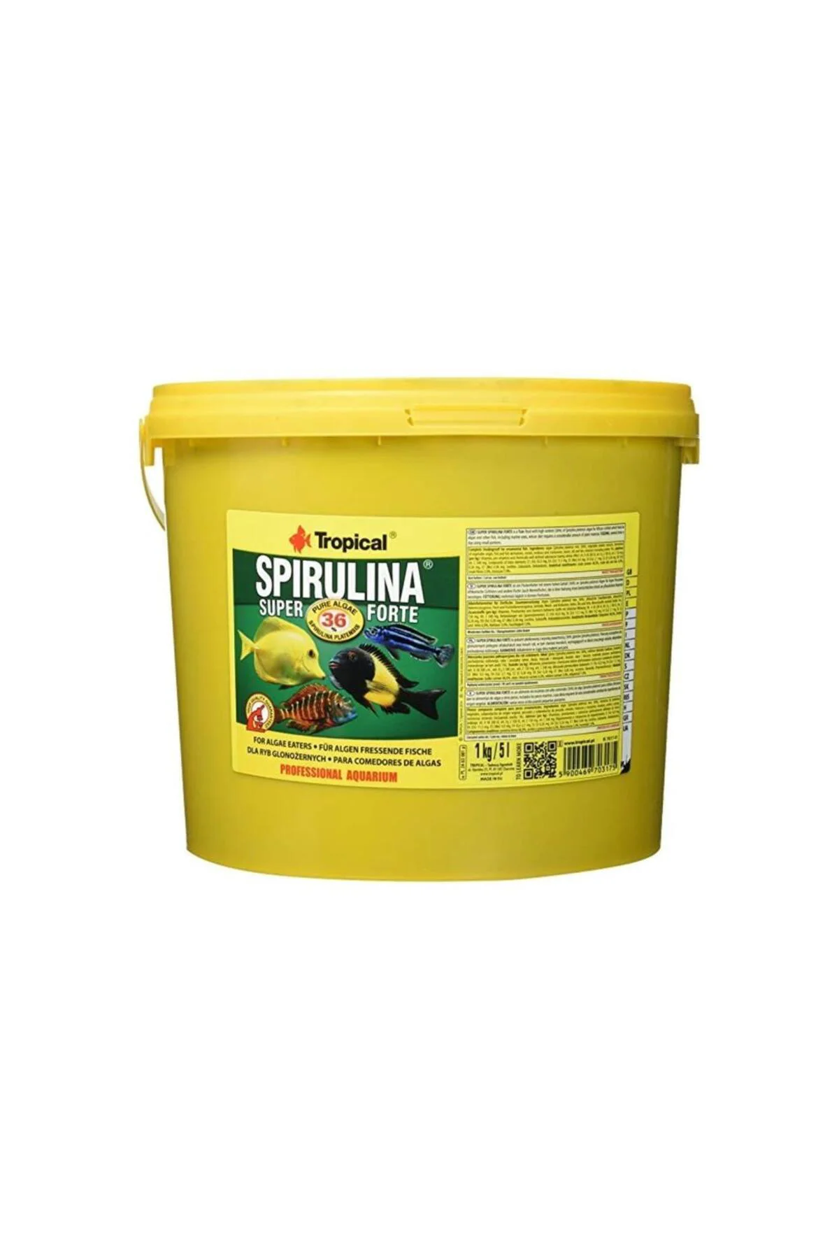 Spirulina Super Forte Flakes 50 gr Poşet Pul Yem Skt: 11/2027