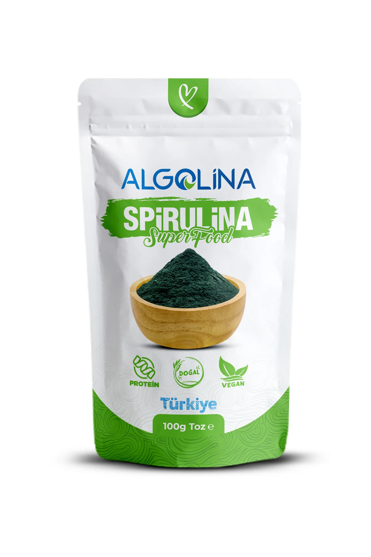 Spirulina Tozu 100 gr – Doğal Bitkisel Protein - Doğal Diyet Takv