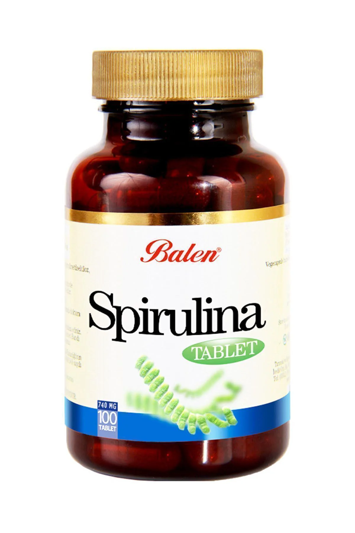 Spirulina (YOSUN) 740 Mg 100 Tablet X 3 Adet