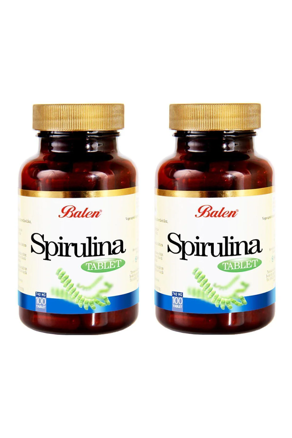 Spirulina (YOSUN) 740 Mg 100 Tablet X 2 Adet