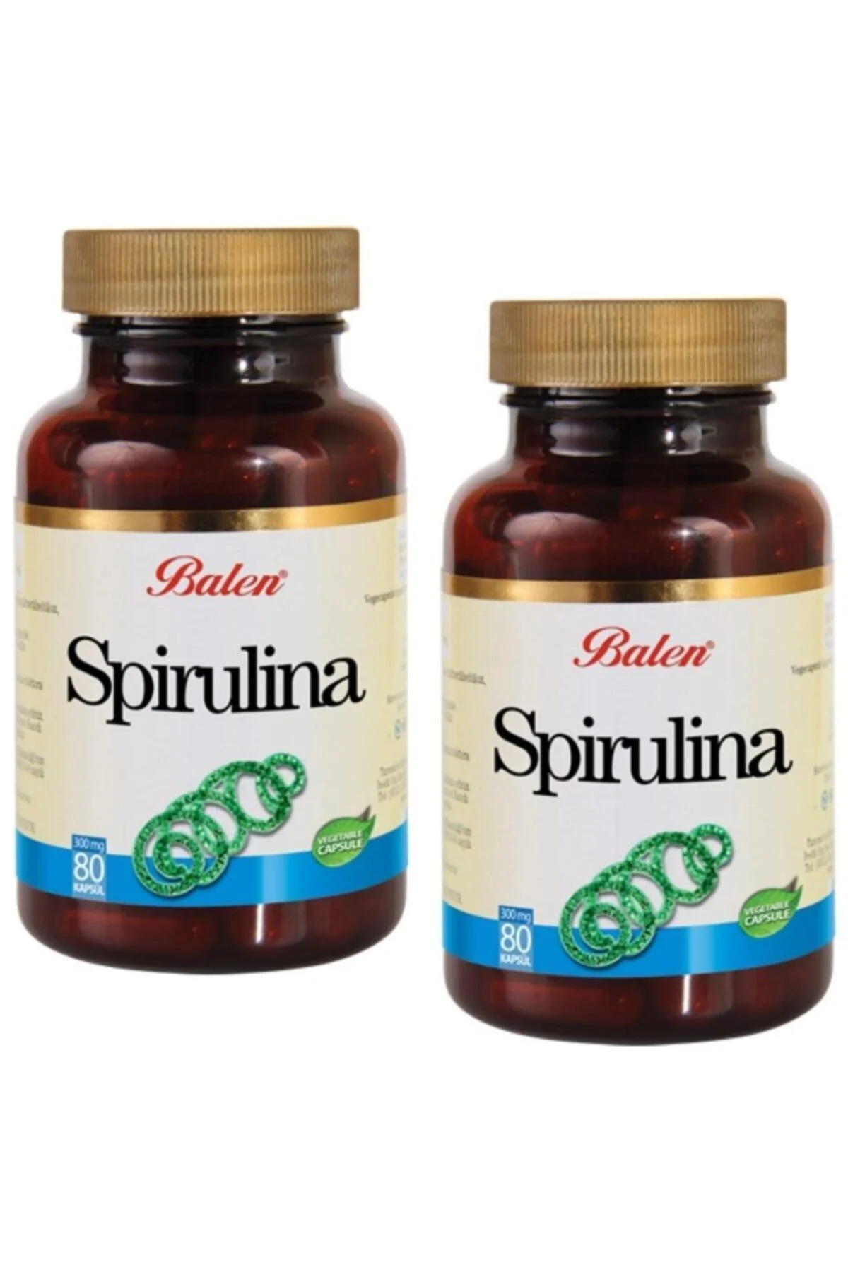 Spirulina Yosun Mavi-Yeşil Alg Kapsül 375mg 2 Adet
