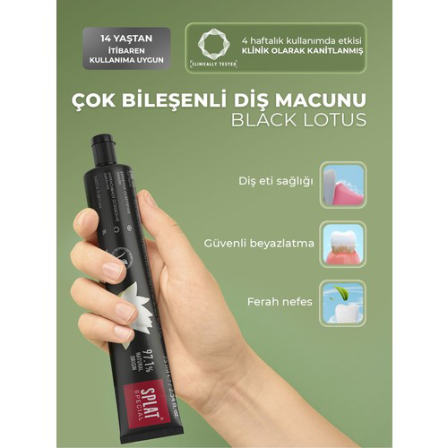 Splat Diş Macunu Black Lotus 75ml