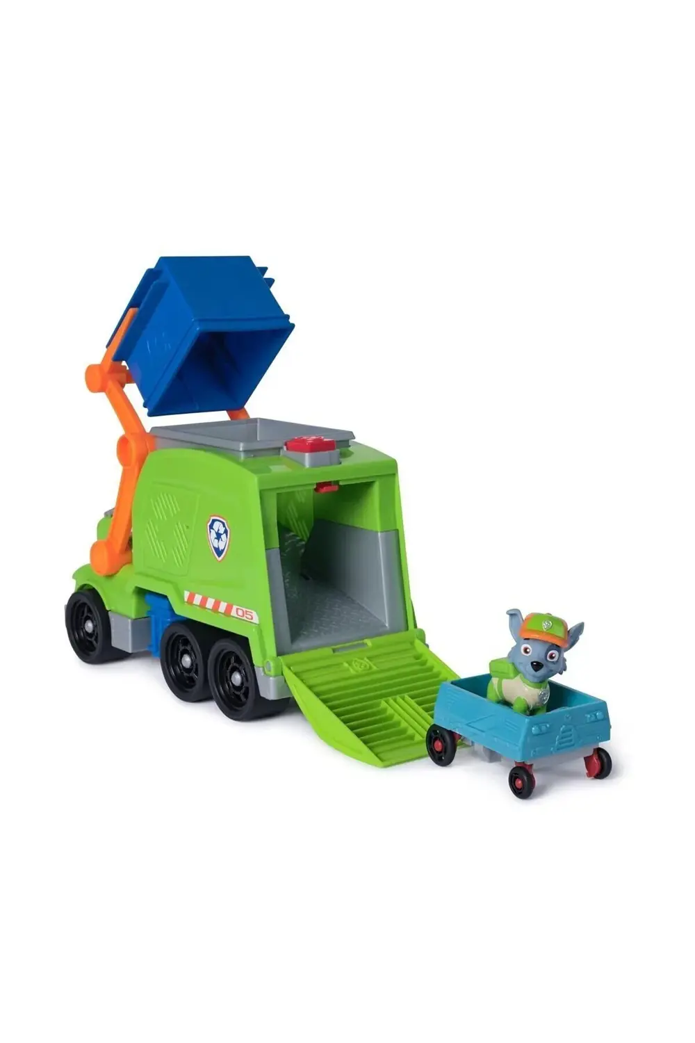 SPM-6071248 PaW Patrol Rocky ile Crush N Roll Geri Dönüşüm Kamyon