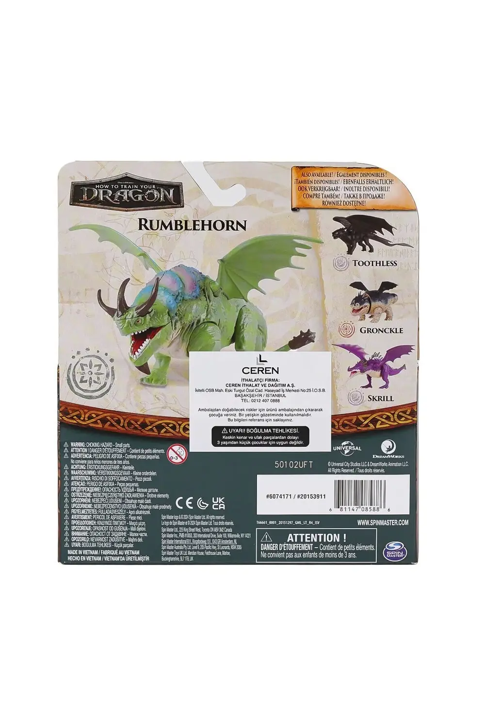 SPM-6074171 Hareketli Dragons Figür