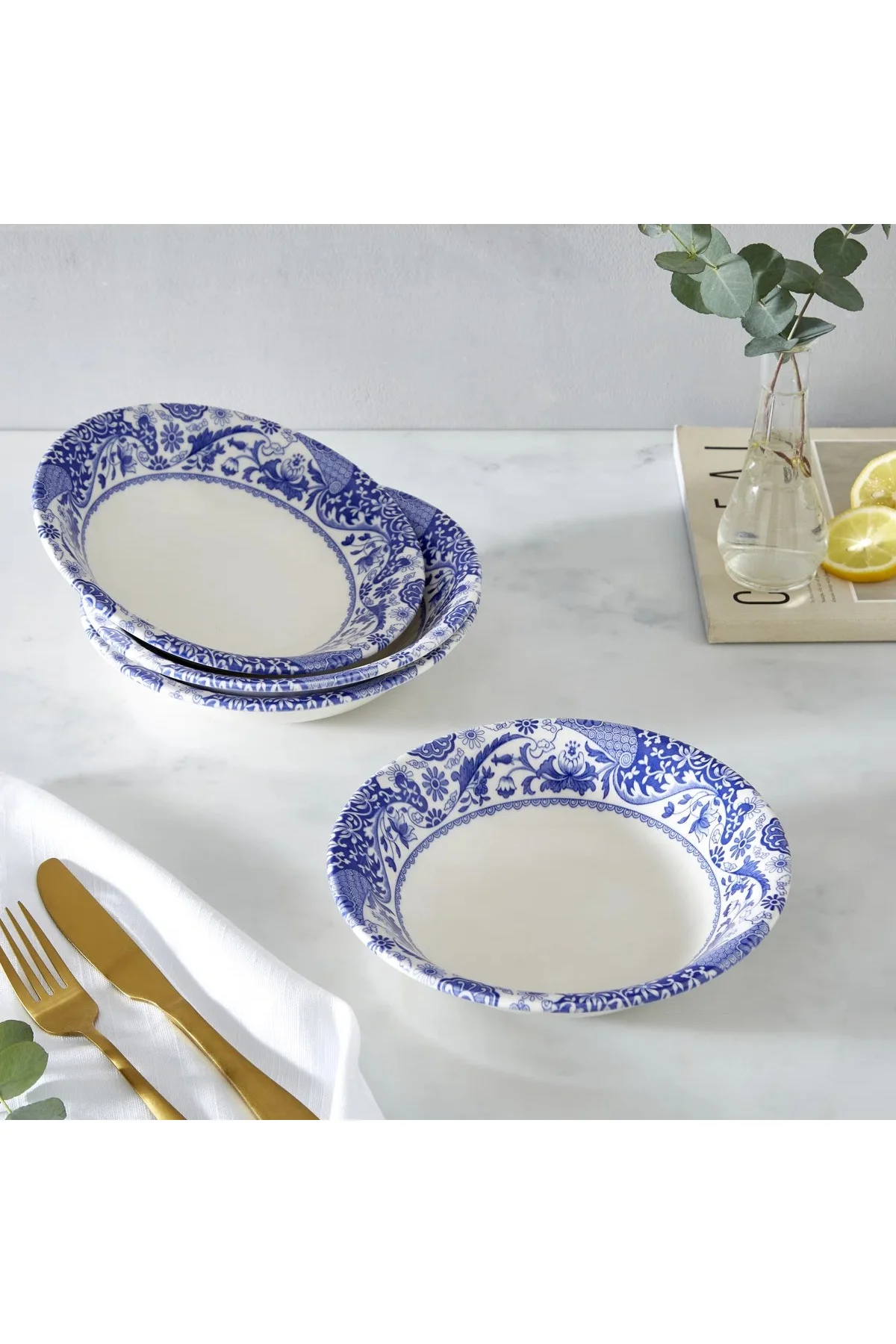 Spode Blue Italian, Brocato - Cereal Bowl 20 Cm Kase