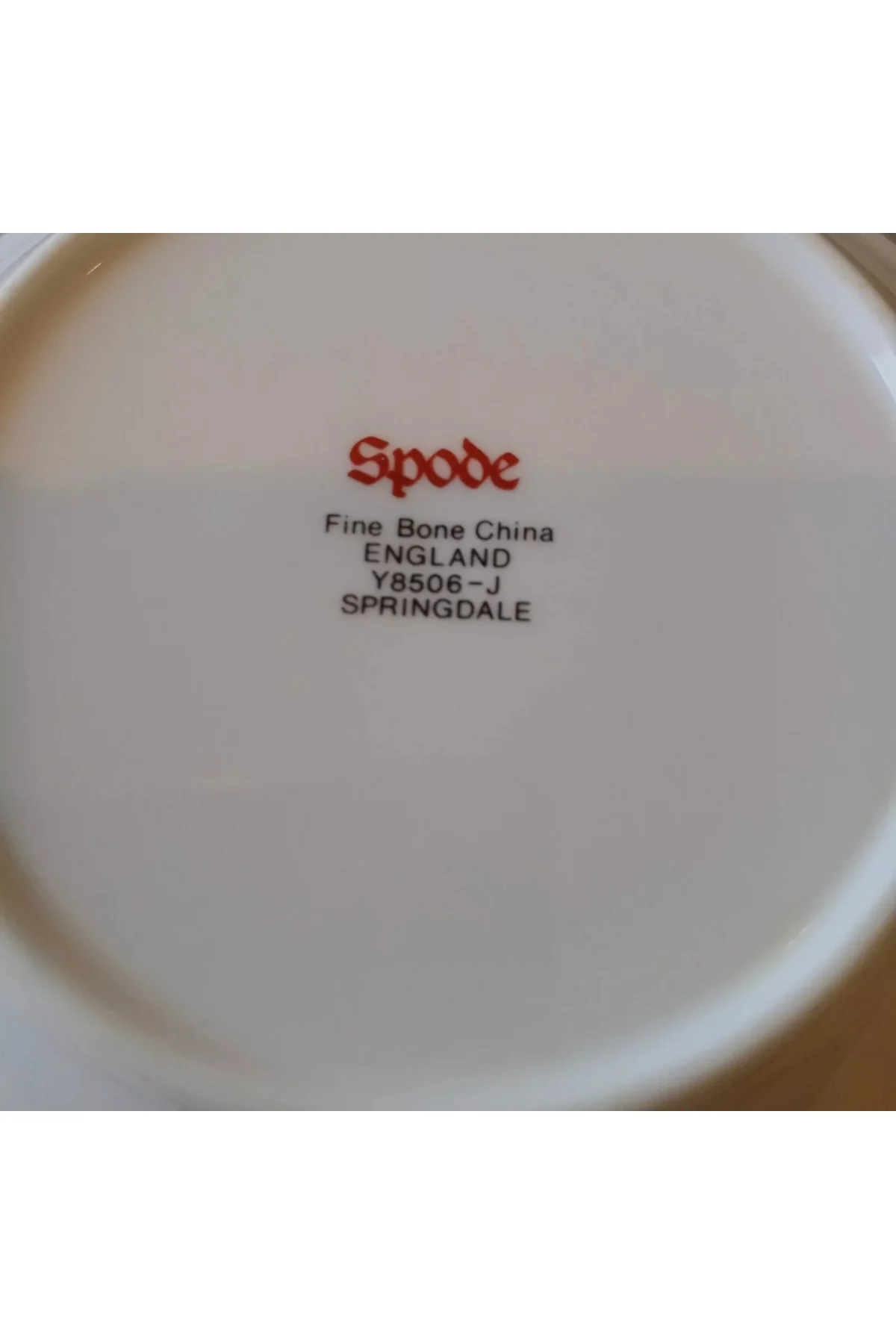 Spode England Springdale Antika Kase Seti 6’lı 15 cm