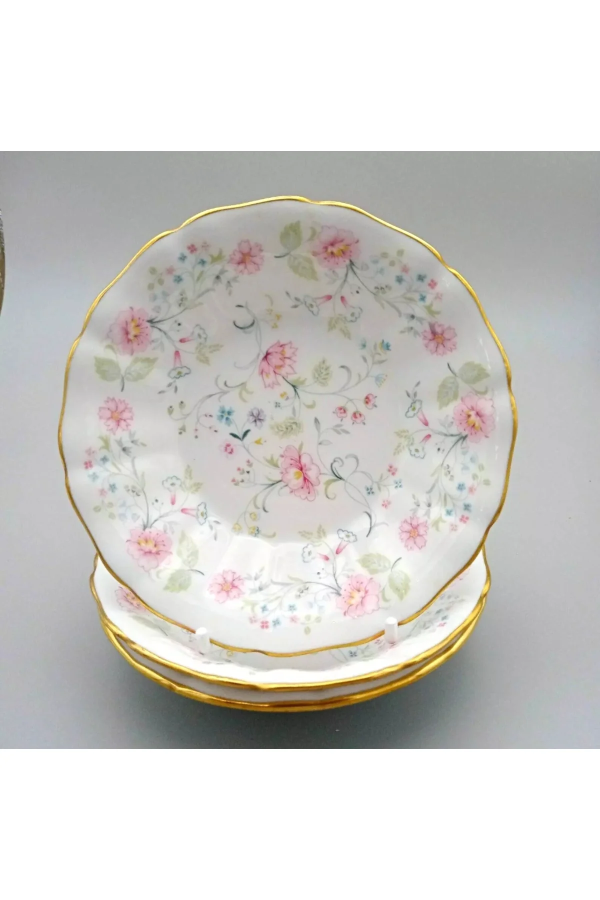 Spode England Springdale Antika Kase Seti 6’lı 15 cm