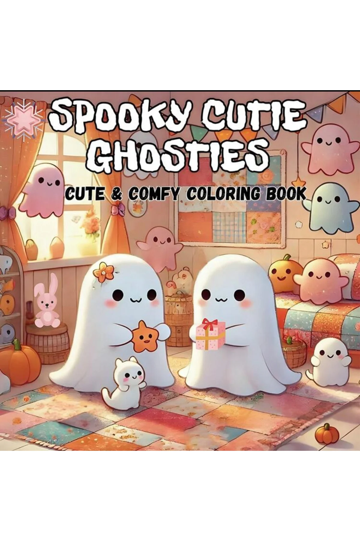 Spooky Cutie Ghosties Boyama Kitabı