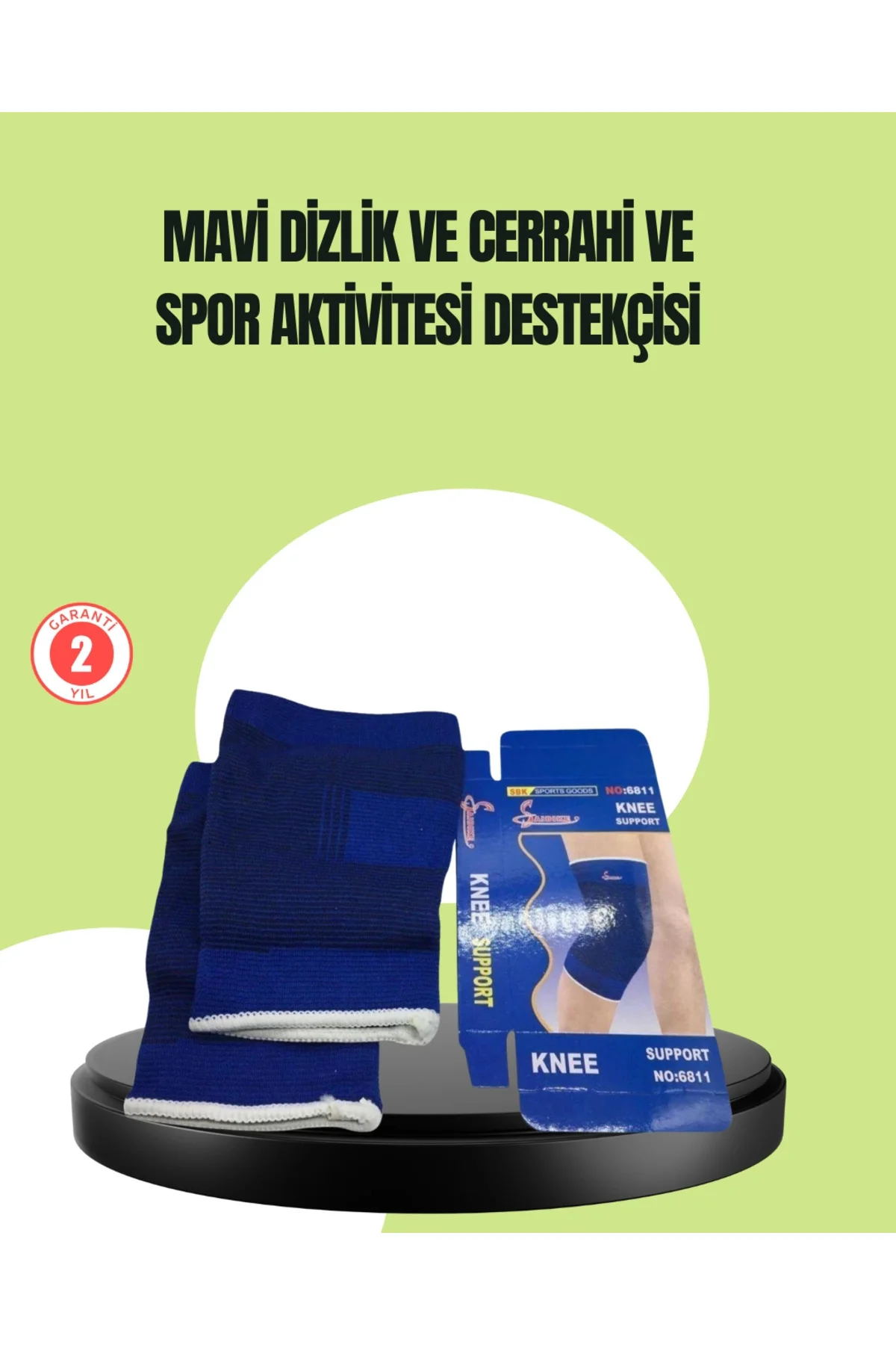 Spor İçin Diz Destek Bandı Anti Kayma Yapısı