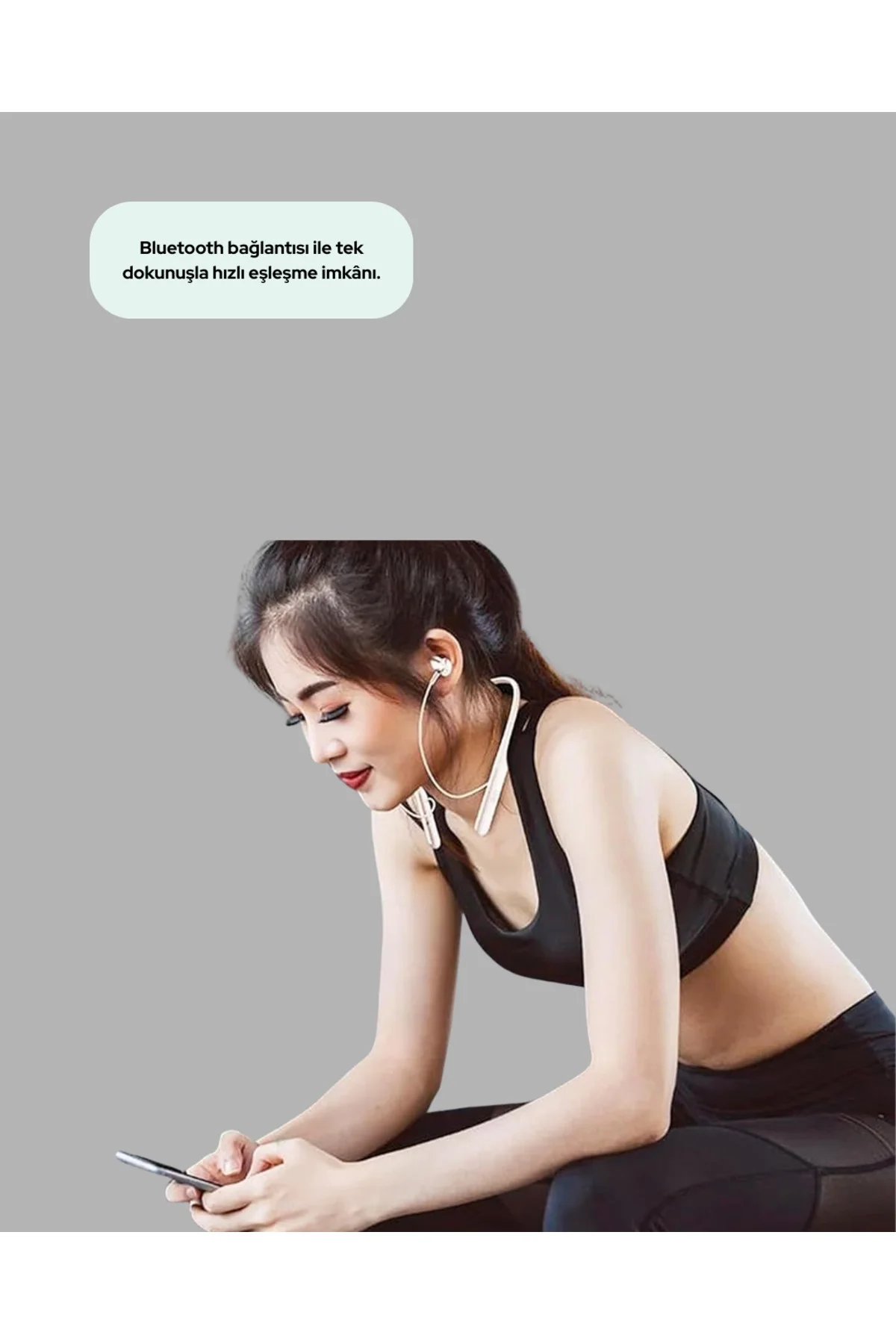 Spor ve Günlük Kullanım İçin 100 Saatlik Kablosuz Kulaklık