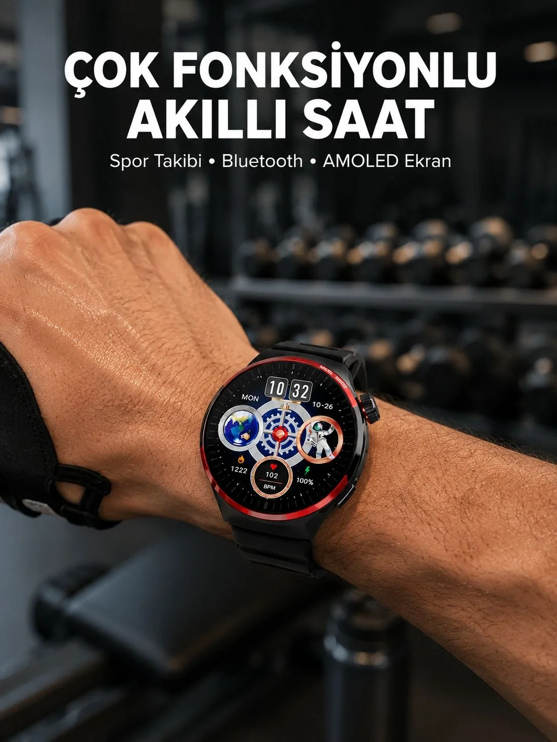 Spor ve Sağlık Takipli Akıllı Saat Kablosuz Şarj Yeni Nesil Spor ve Sağlık Takipli Akıllı Saat Kablosuz Şarj Yeni Nesil