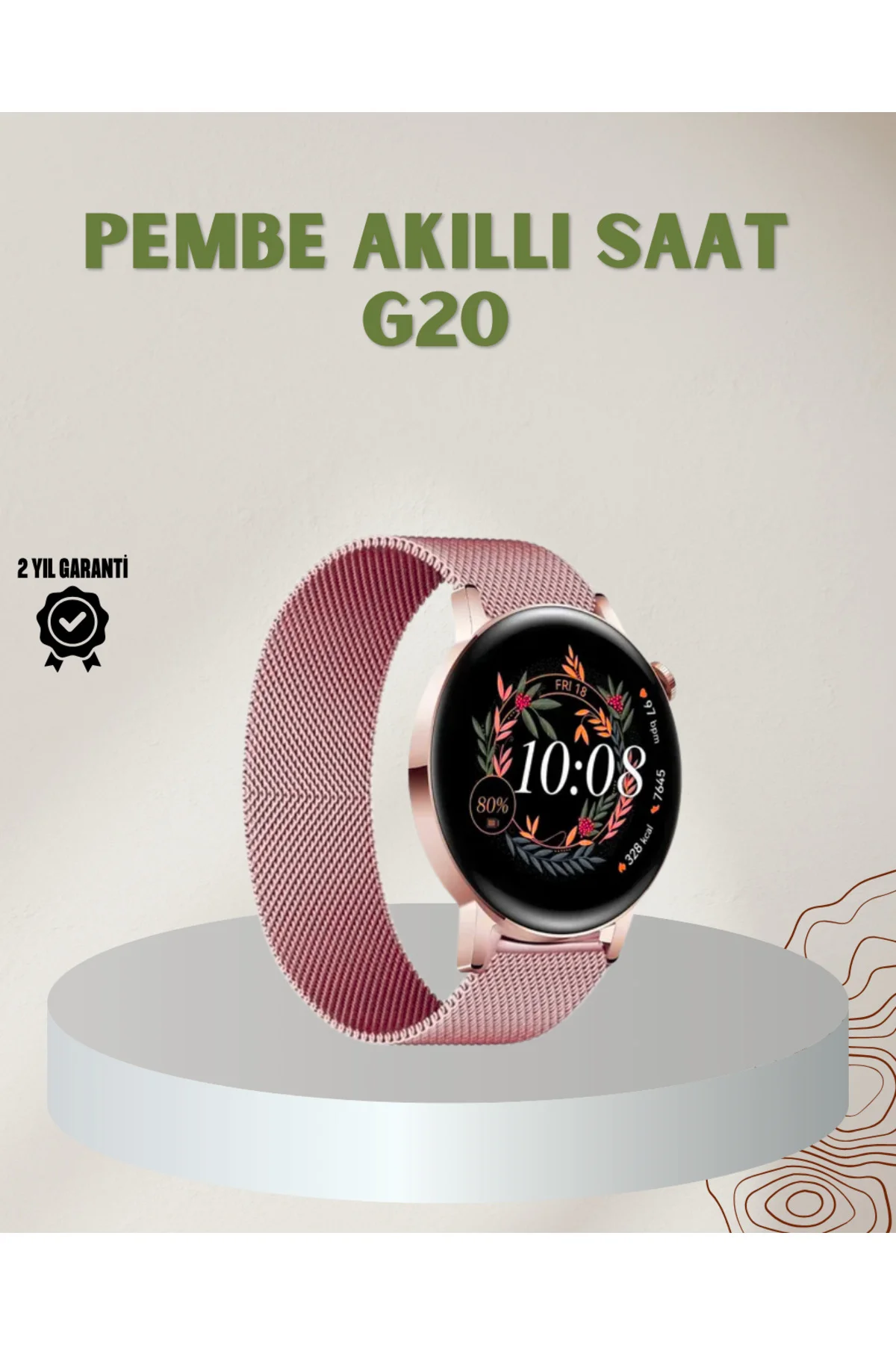 Spor ve Sağlık Takipli Akıllı Saat