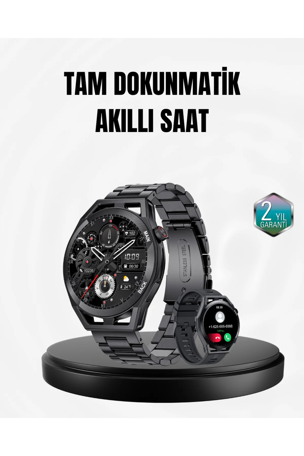 Spor ve Sağlık Takip Özellikli Akıllı Saat – Kalp Atış, Uyku ve Adım Ölçer Fonksiyonlu