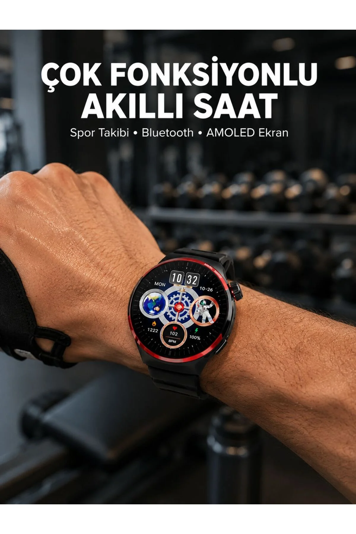 Spor ve Sağlık Takipli Akıllı Saat Kablosuz Şarj Yeni Nesil Spor ve Sağlık Takipli Akıllı Saat Kablosuz Şarj Yeni Nesil