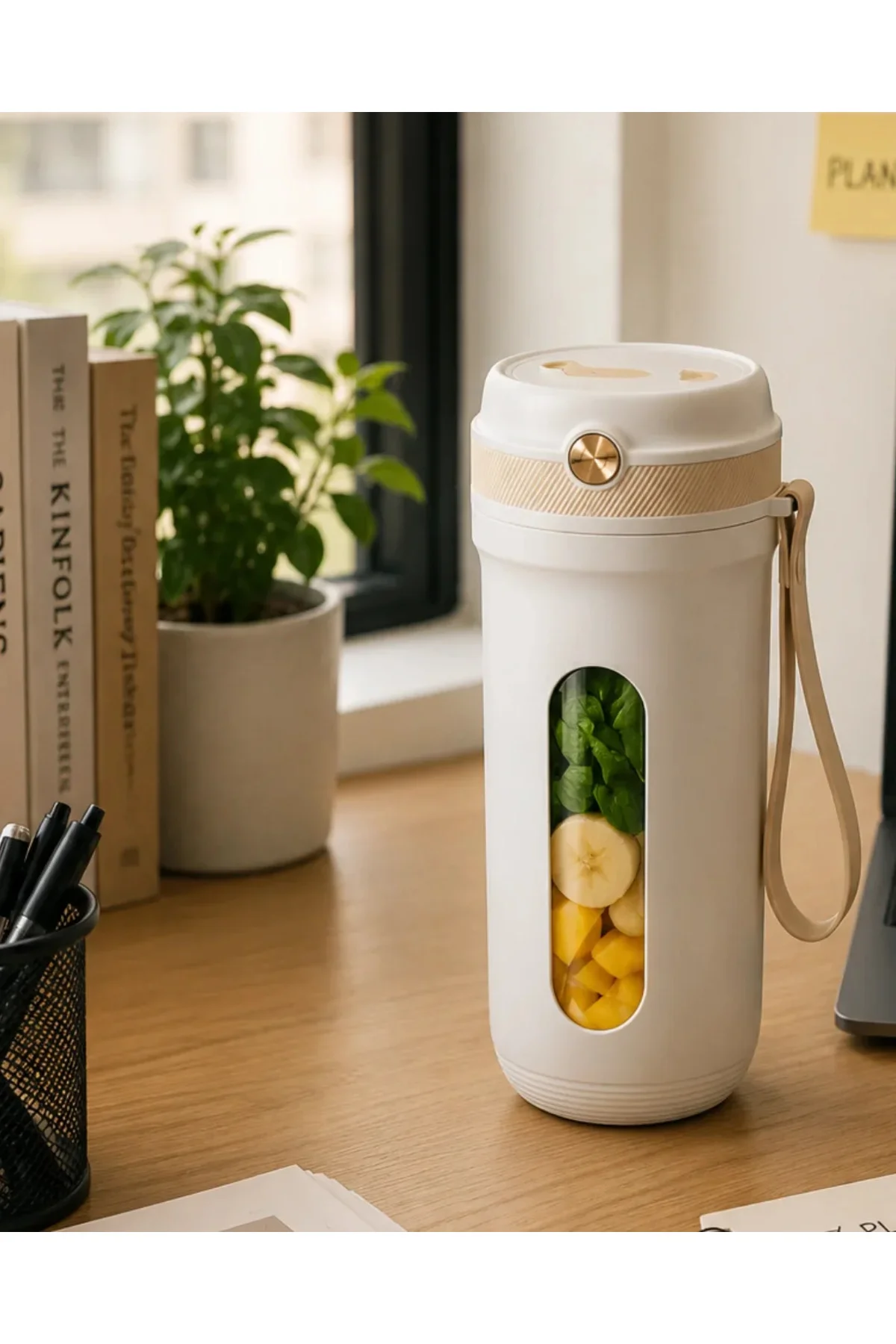 Spor ve Seyahat İçin Taşınabilir Smoothie Blender USB Şarj Destekli Spor ve Seyahat İçin Taşınabilir Smoothie Blender USB Şarj Destekli