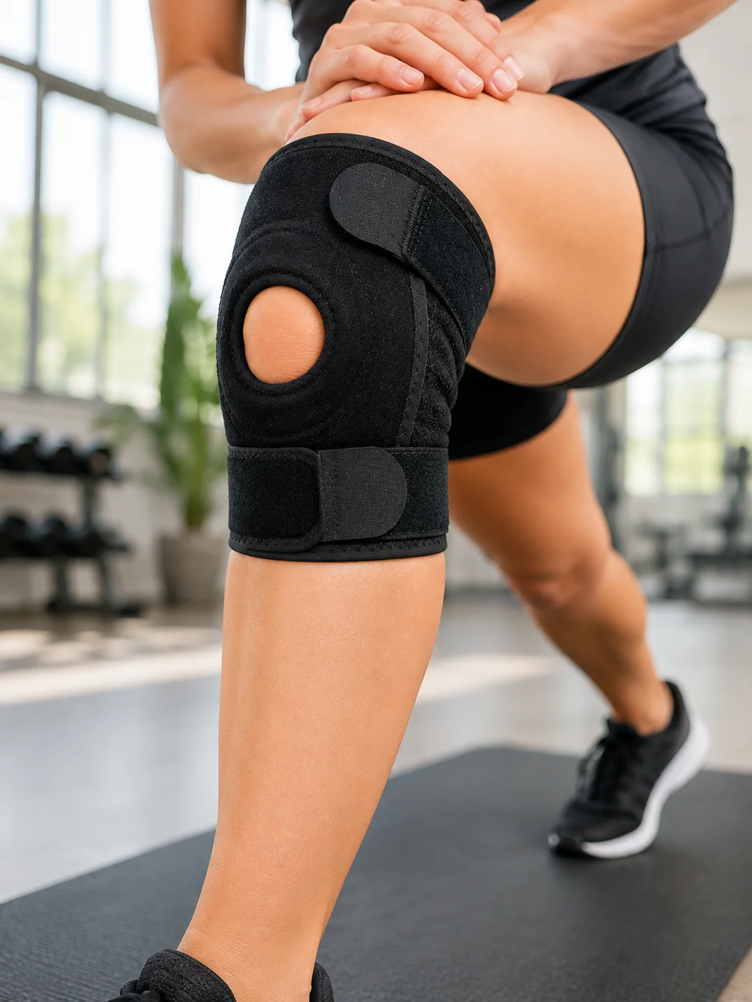 Sporcu Dizliği Açık Patella Tasarımlı Ayarlanabilir Cırtlı Kısa Diz Desteği Fiyatı, Yorumları ve Özellikleri