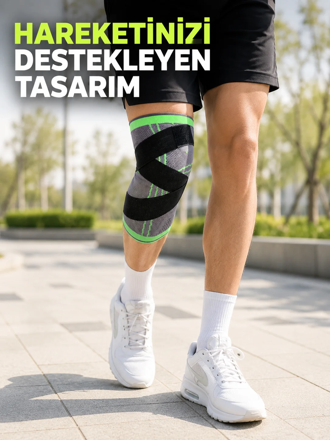 Sporcu Dizliği Çapraz Bant Destekli Nefes Alabilen Esnek Örme Dizlik Fiyatı, Yorumları ve Özellikleri