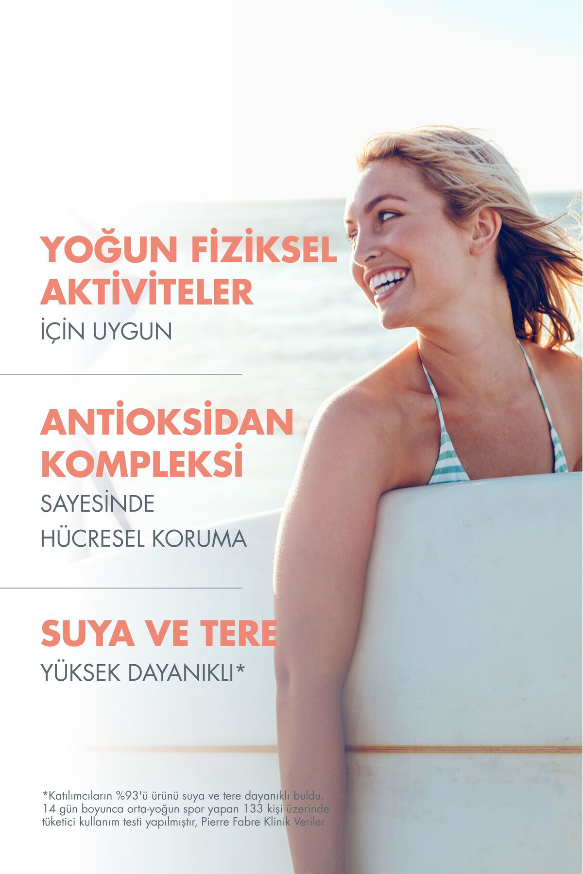 Avene Sport Fluid Spf 50+ Spor Yapanlar İçin Suya Ve Tere Dayanıklı Gün