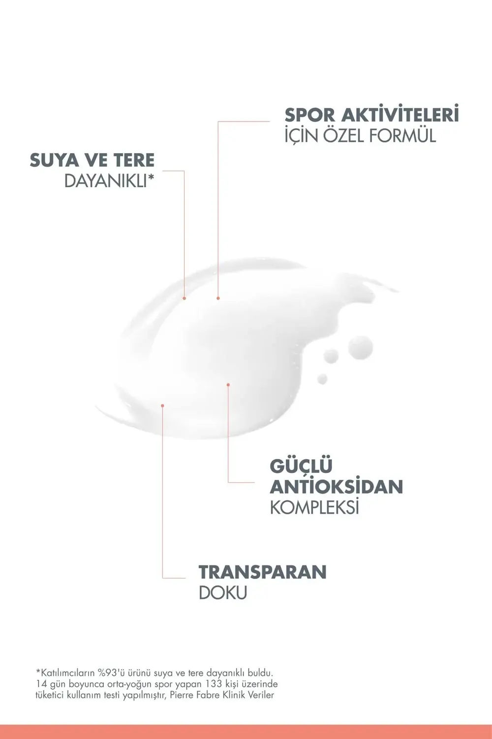 Sport Fluid SPF 50+ Spor Yapanlar için Suya ve Tere Dayanıklı Gün